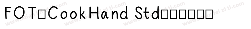 FOT-CookHand Std字体转换